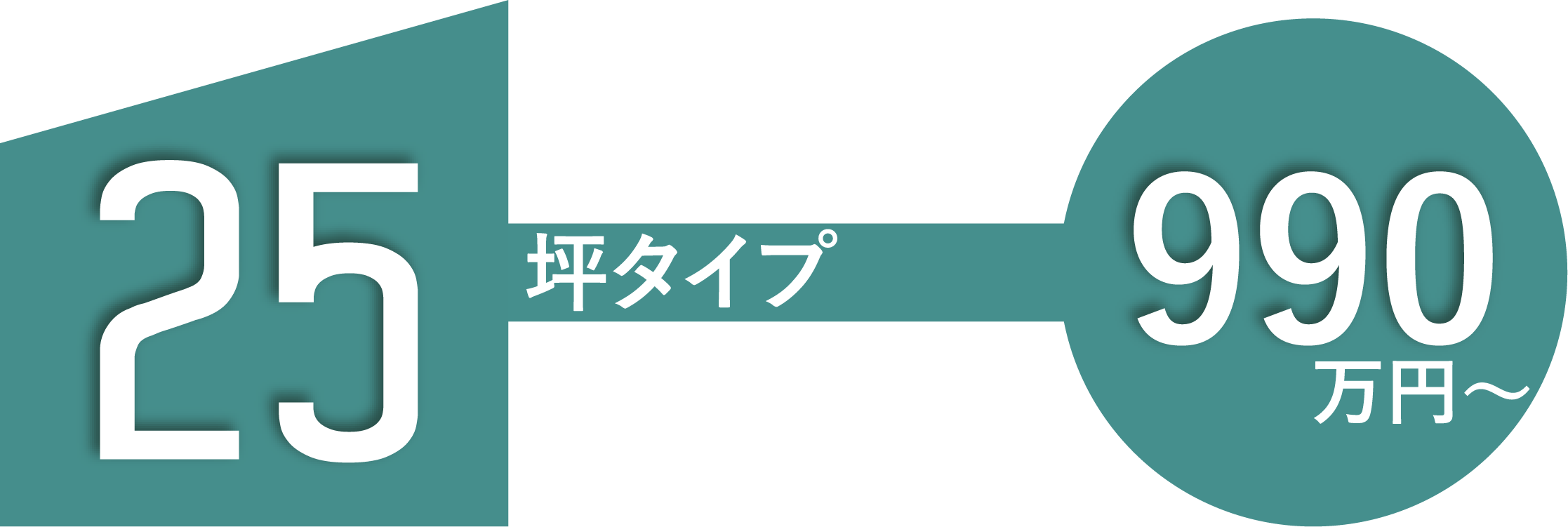 25坪タイプ990万円から